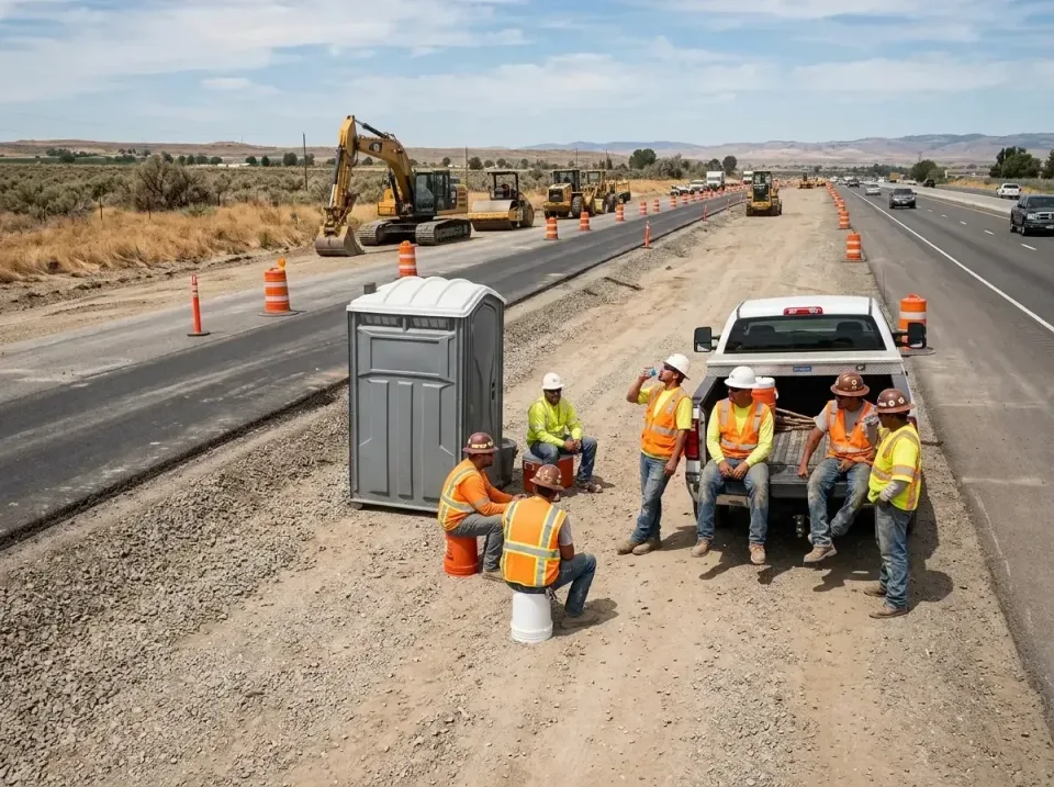 highway-road-construction-crew-007 — frequently asked questions, Porta Potty and Restroom Rentals in Mead, CO